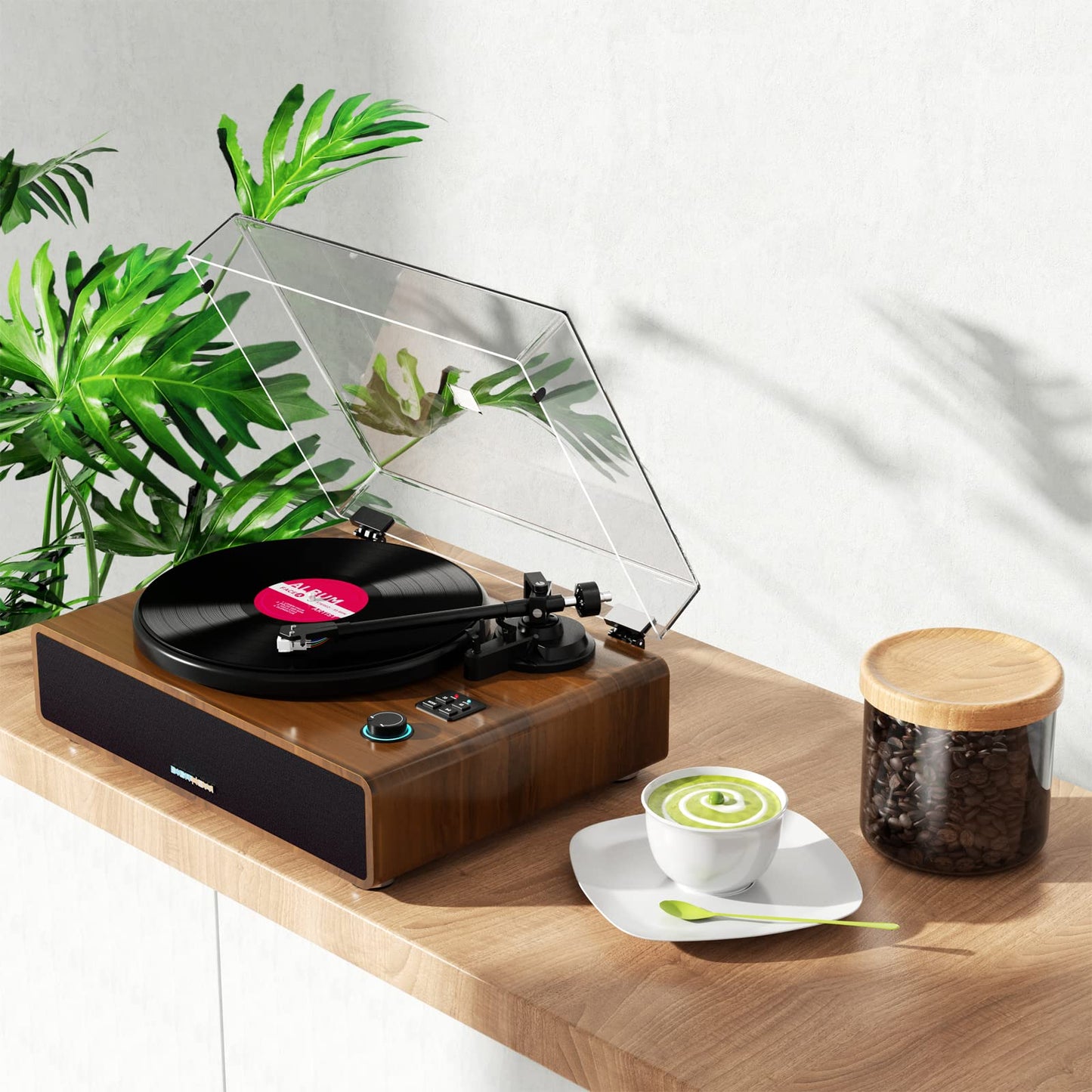 Record Player for Vinyl with Built in Speakers