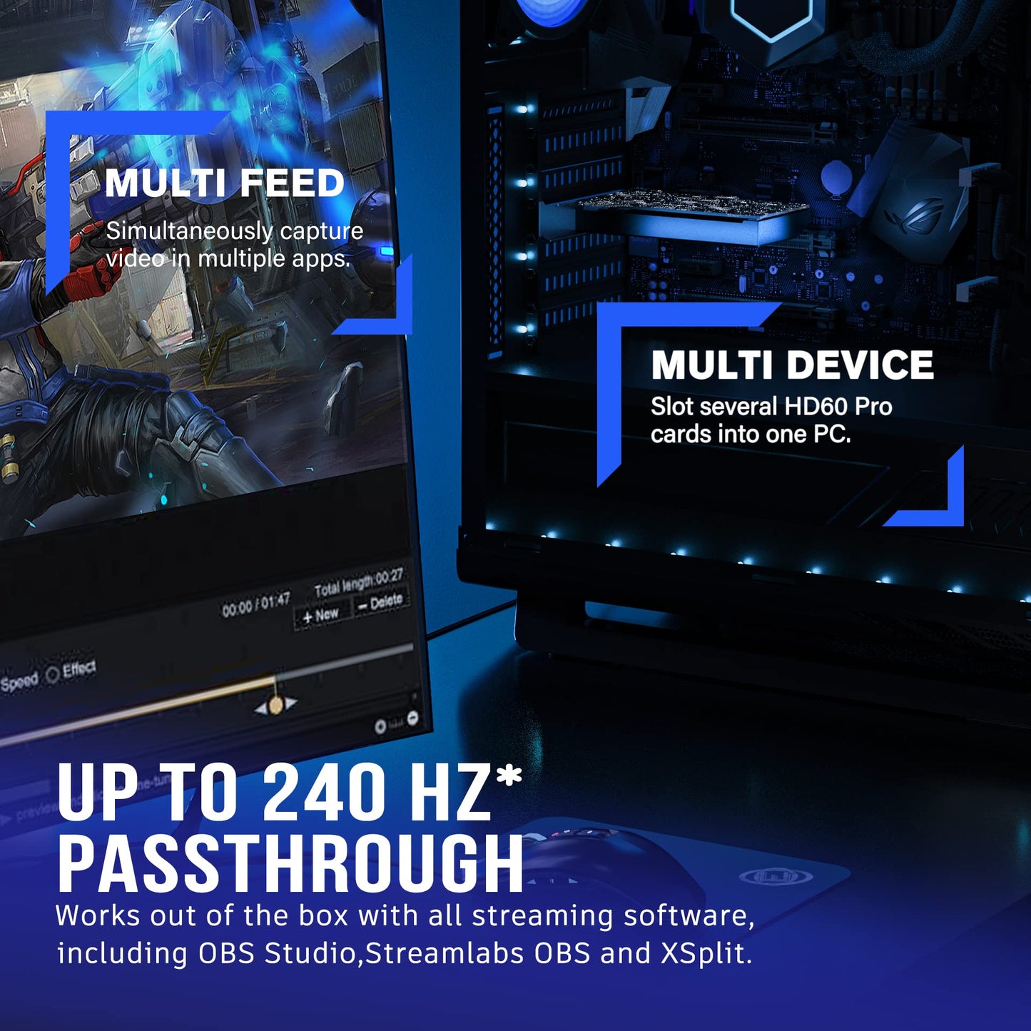Capture Card 4Kp60 - Live Gamer 4K Video Capture Card with HDMI Input/Output