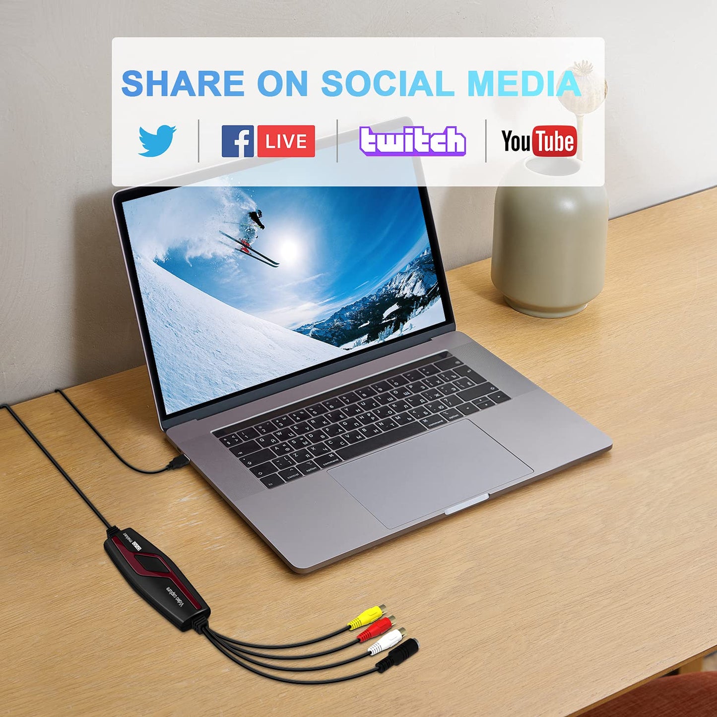 USB 2.0 Video Capture Card Device Converter