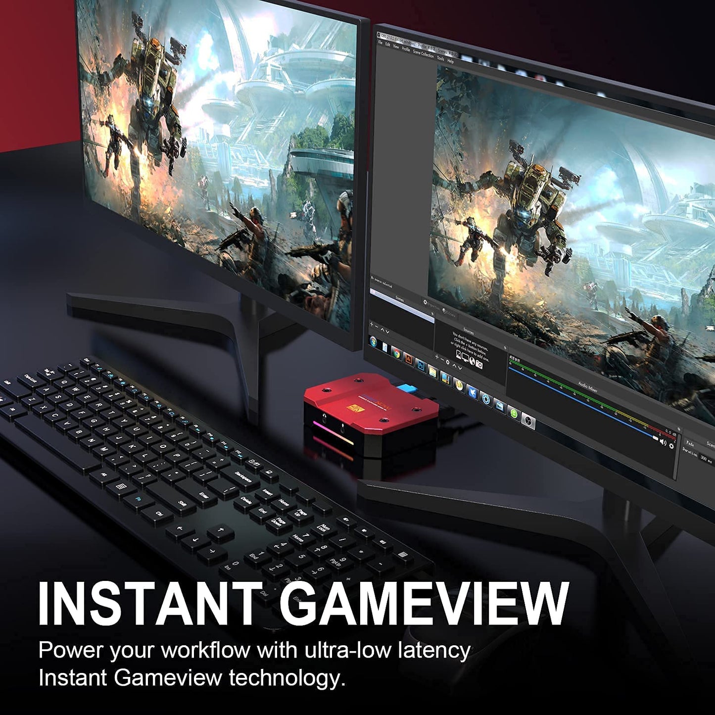 USB Video Capture Card 4k/60Hz HDR10 Zero-Lag Passthrough