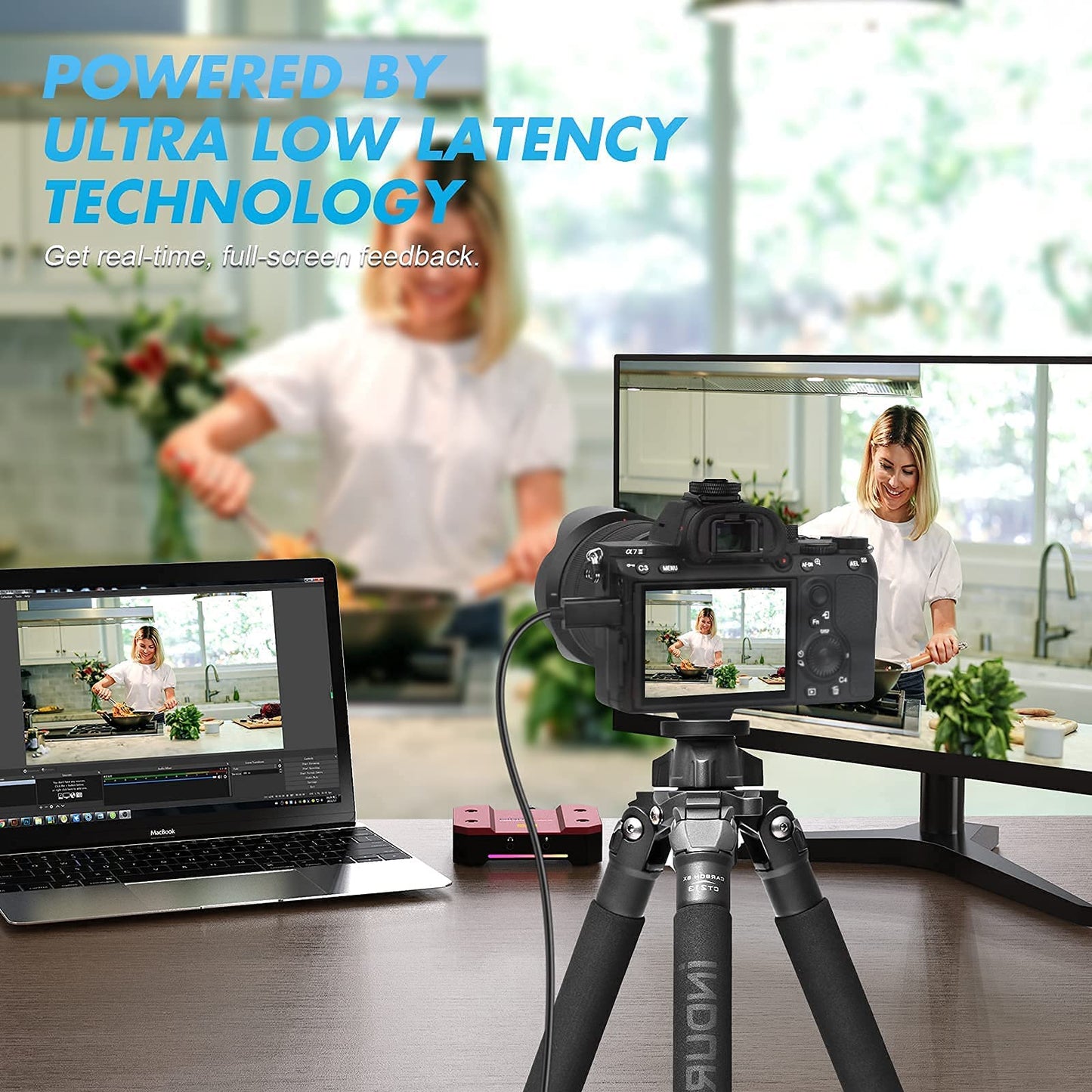 USB Video Capture Card 4k/60Hz HDR10 Zero-Lag Passthrough