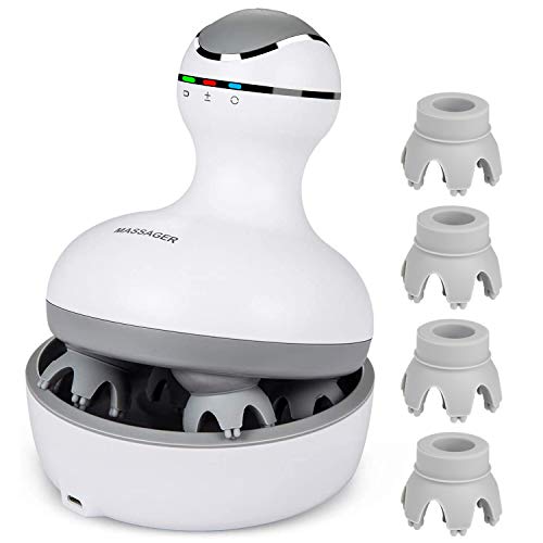 Waterproof Electric Scalp Head Massager for Hair Growth