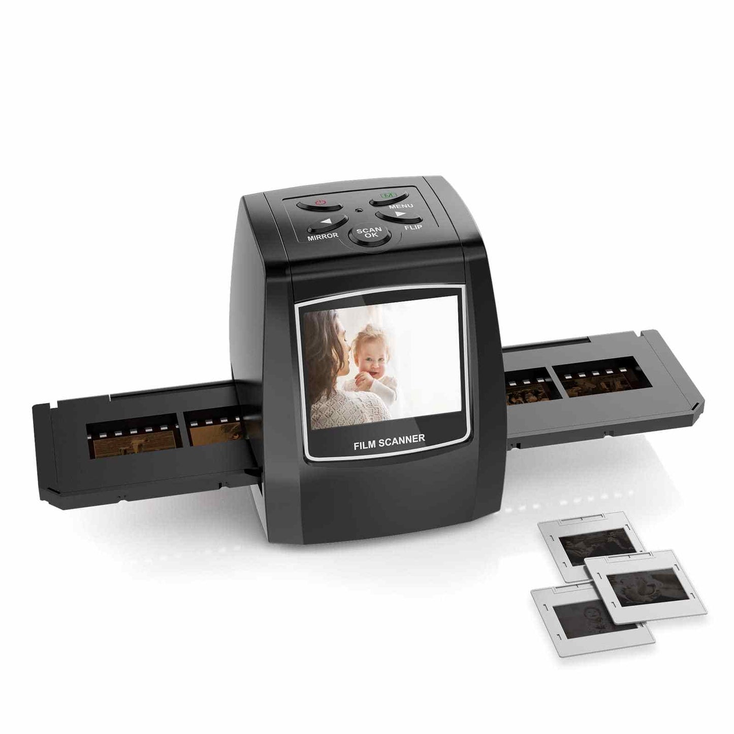 2.4'' LCD Display Film/Slide scanner 1800DPI