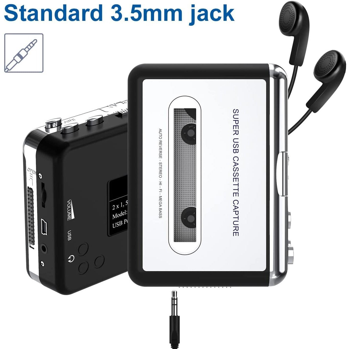 Cassette Tape To MP3 CD Converter Via USB