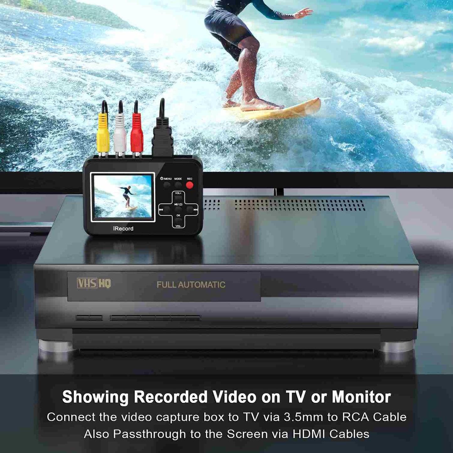 VHS to Digital Converter to Capture Video from VCR