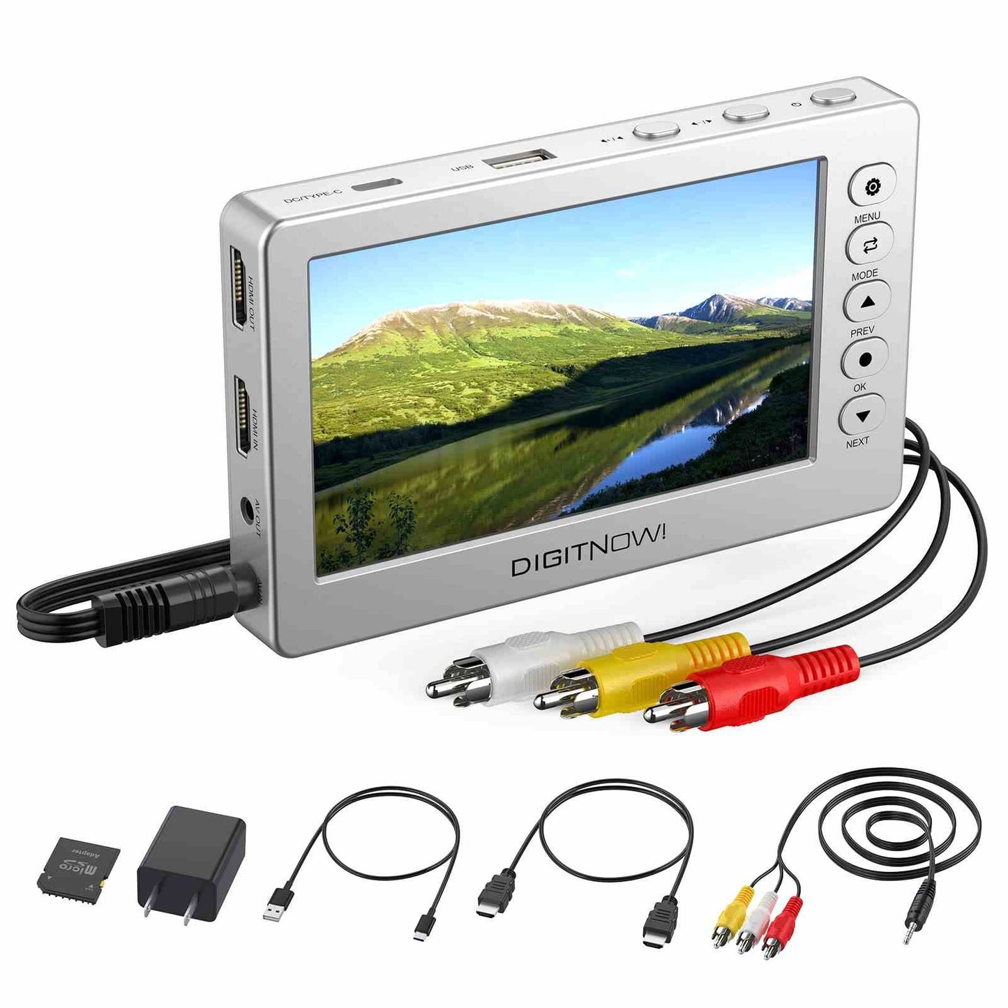 VHS to Digital Converter with 5" OLED Screen