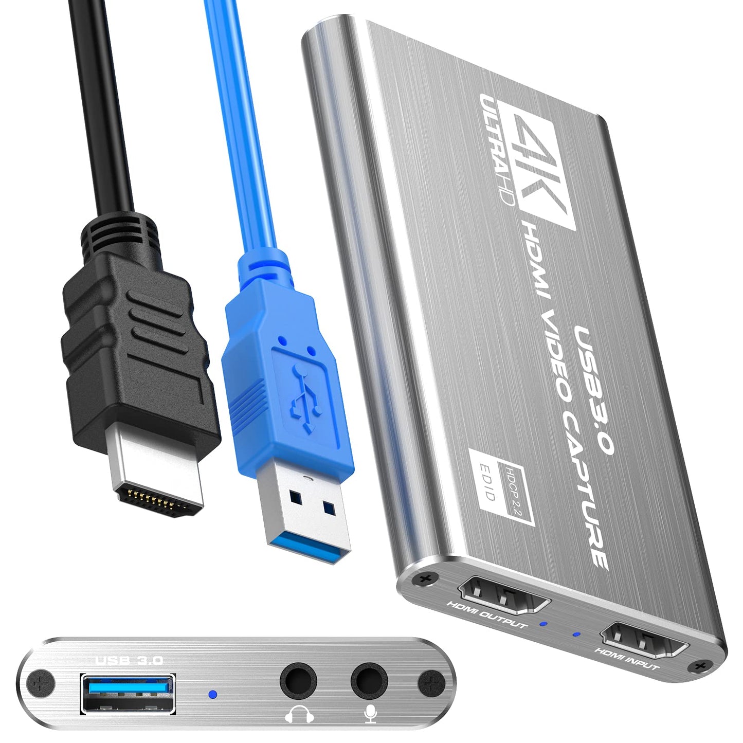 Audio Video Capture Card 4K HDMI USB 3.0