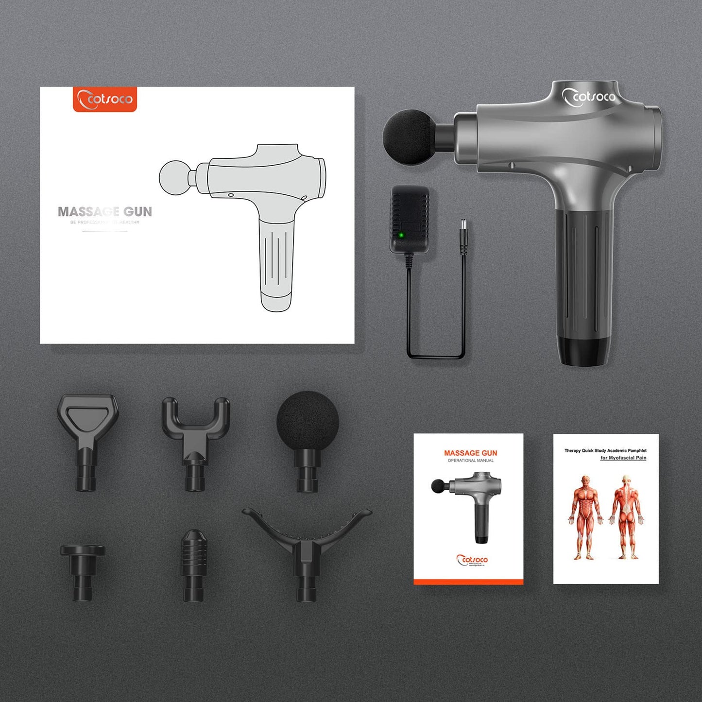 Deep Tissue Percussion Body Muscle Massage Gun for Athletes Pain Relief
