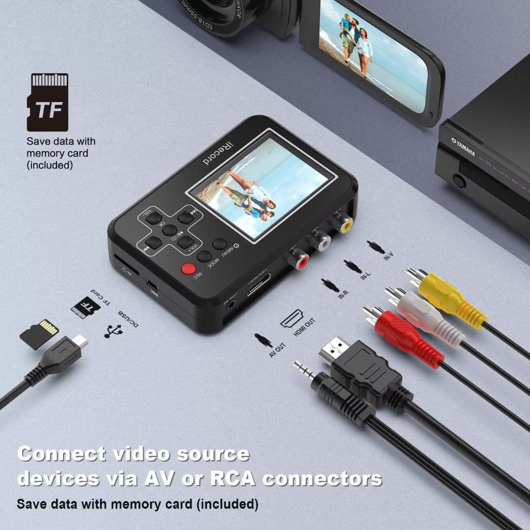 VHS to Digital Converter to Capture Video from VCR