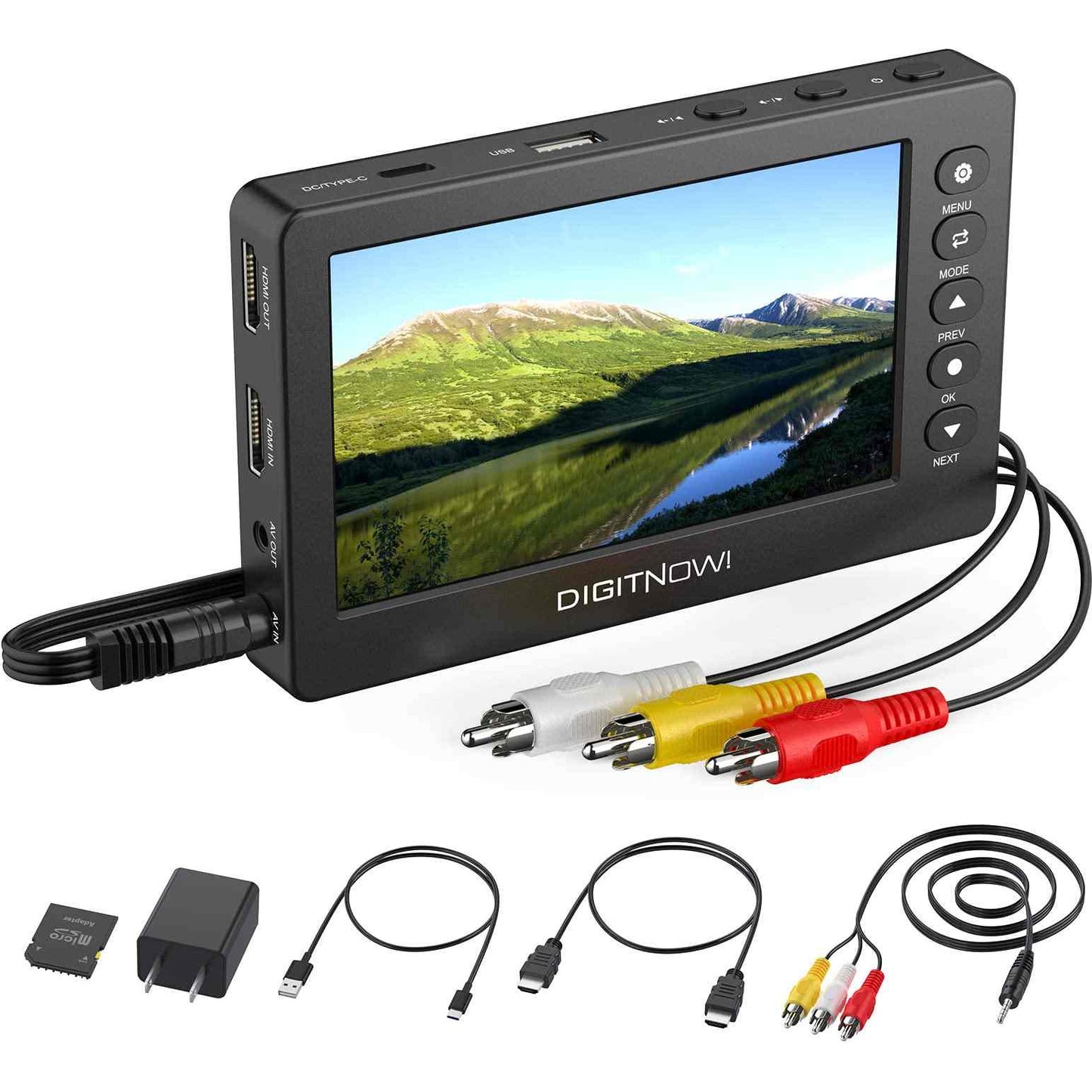 VHS to Digital Converter with 5" OLED Screen