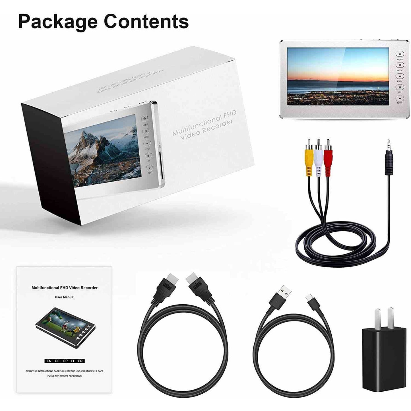 VHS to Digital Converter with 5" OLED Screen