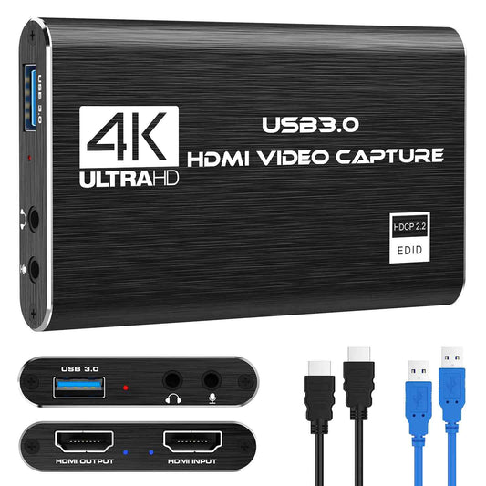 Audio Video Capture Card 4K HDMI USB 3.0