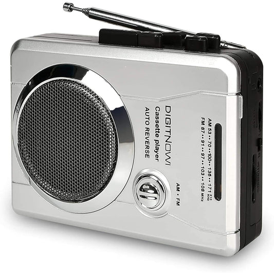 AM/FM Portable Pocket Radio and Voice Audio Cassette Recorder