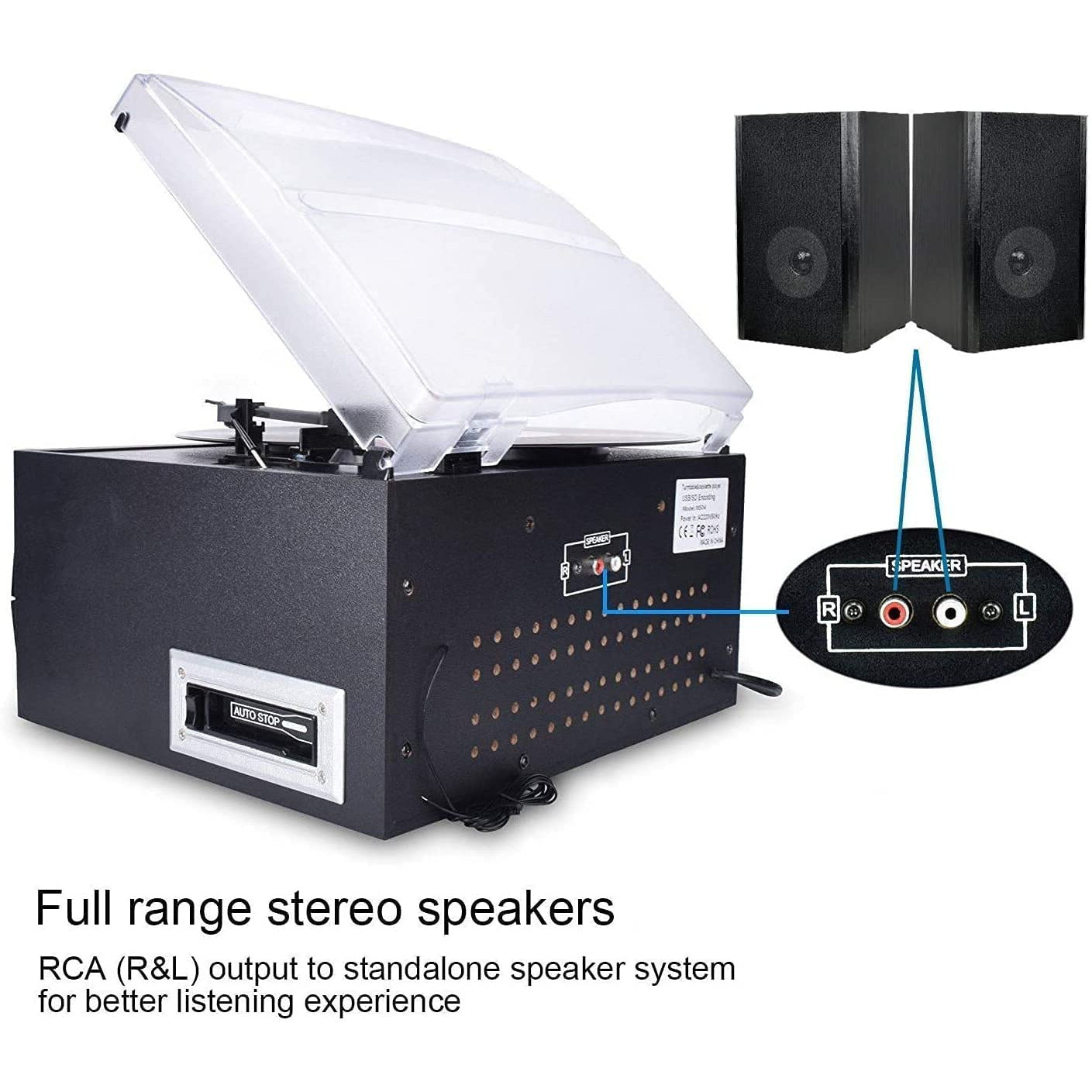 Bluetooth Vinyl Remote Control Turntable
