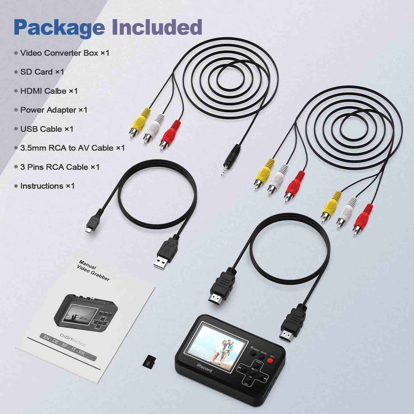 VHS to Digital Converter to Capture Video from VCR