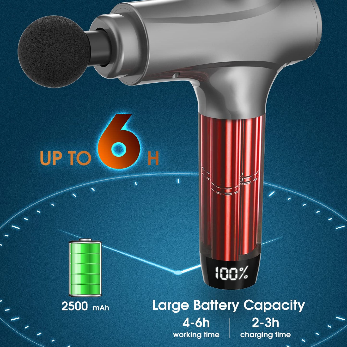 Deep Tissue Percussion Body Muscle Massage Gun for Athletes Pain Relief