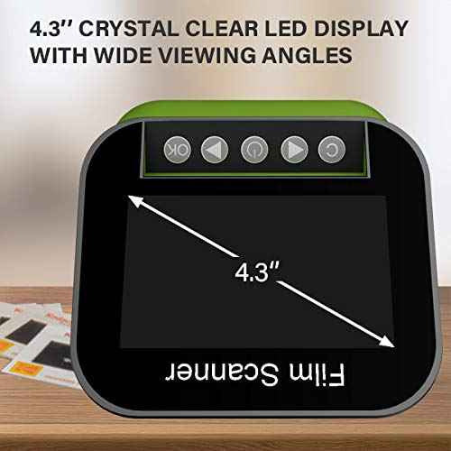 Digital Film and Slide Scanner Large 4.3" LCD