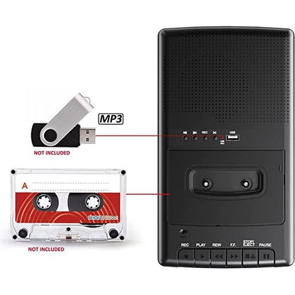 Cassette Players Recorder USB Player Cassettes Tape Digital Converter to USB Flash Disk