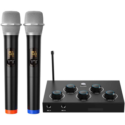 Portable Karaoke Microphone Mixer System Set HDMI & Optical In/Out