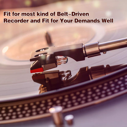  the different specifications turntable belts is mainly applied to make record player rotate smoother, restore turntable speed and reduce noise as well, nice turntable belt are good choice for your replacement;